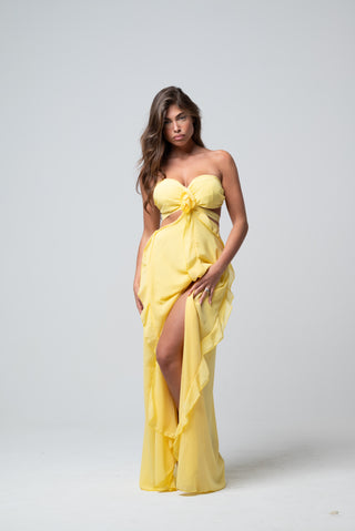 Abito Ersilia giallo